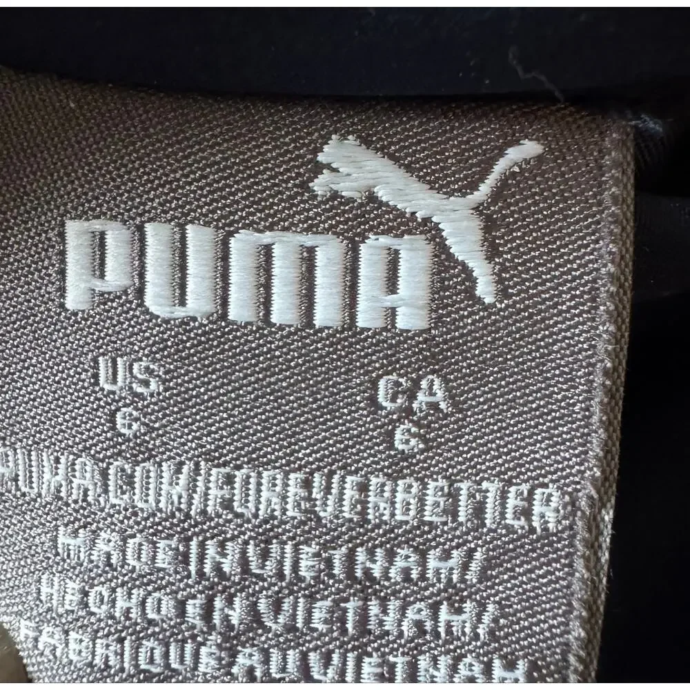 Puma Kids Puffer Red White & Blue Quilted Zip Vest Size 6